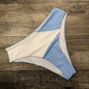 Cupshe Smocked High Cut Bikini Bottom Size 1XL